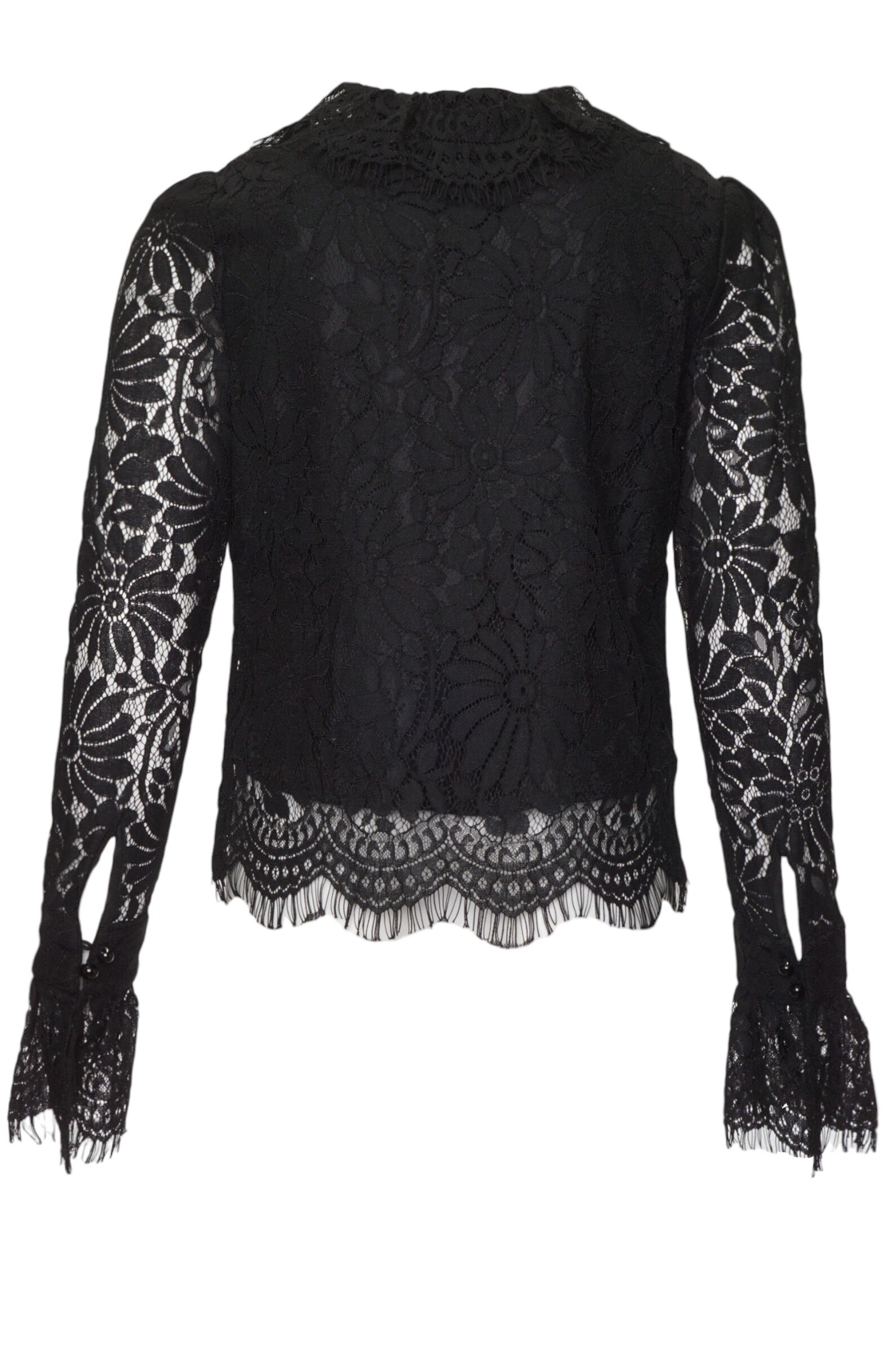 Блуза дев. АРТ.2511244,чер,вис-хл