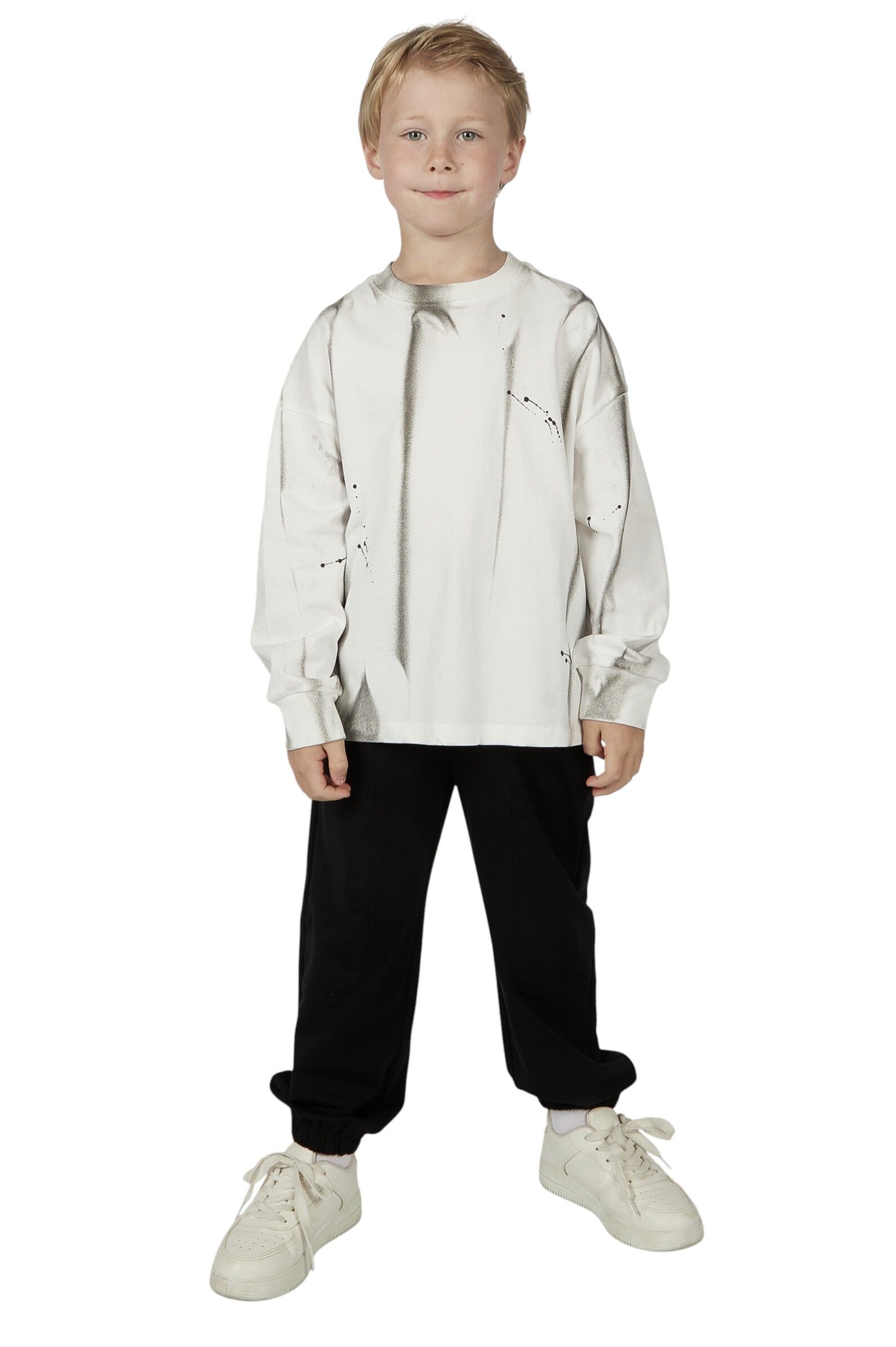 Брюки АРТ.B-TR36142,чер,хл-эл