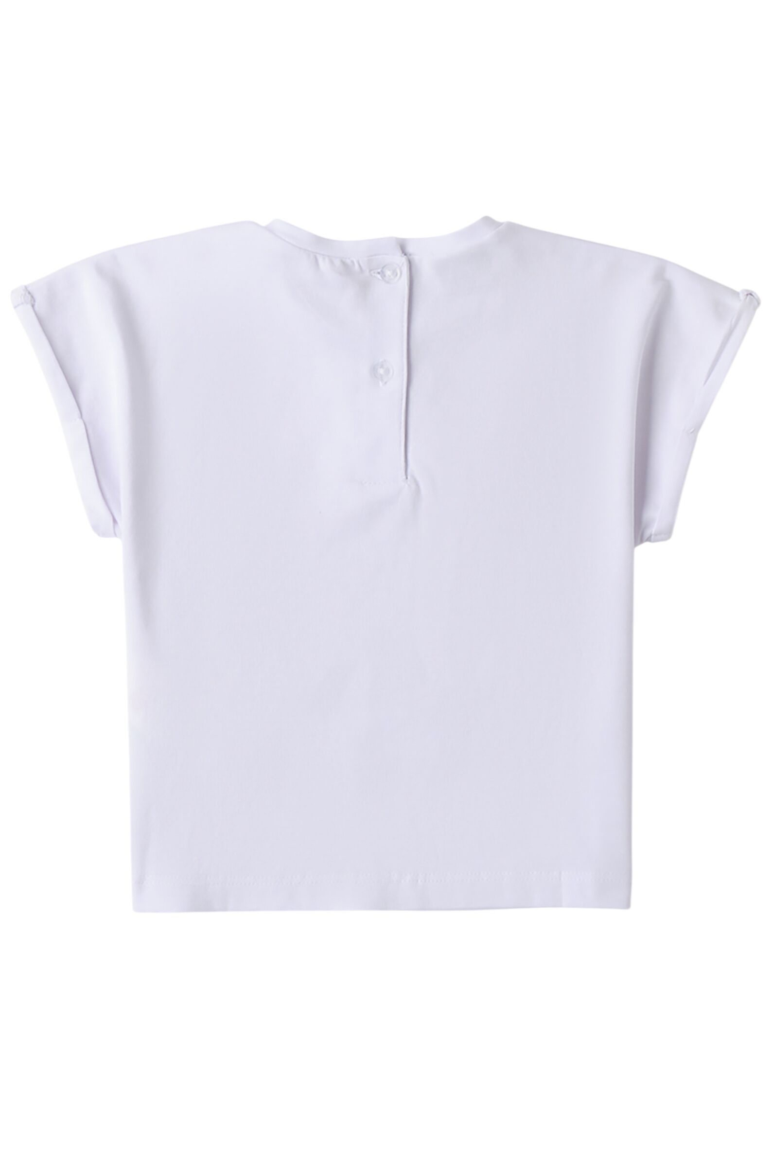 Футболка дев. АРТ.0.B319.00,бел,хл-эл