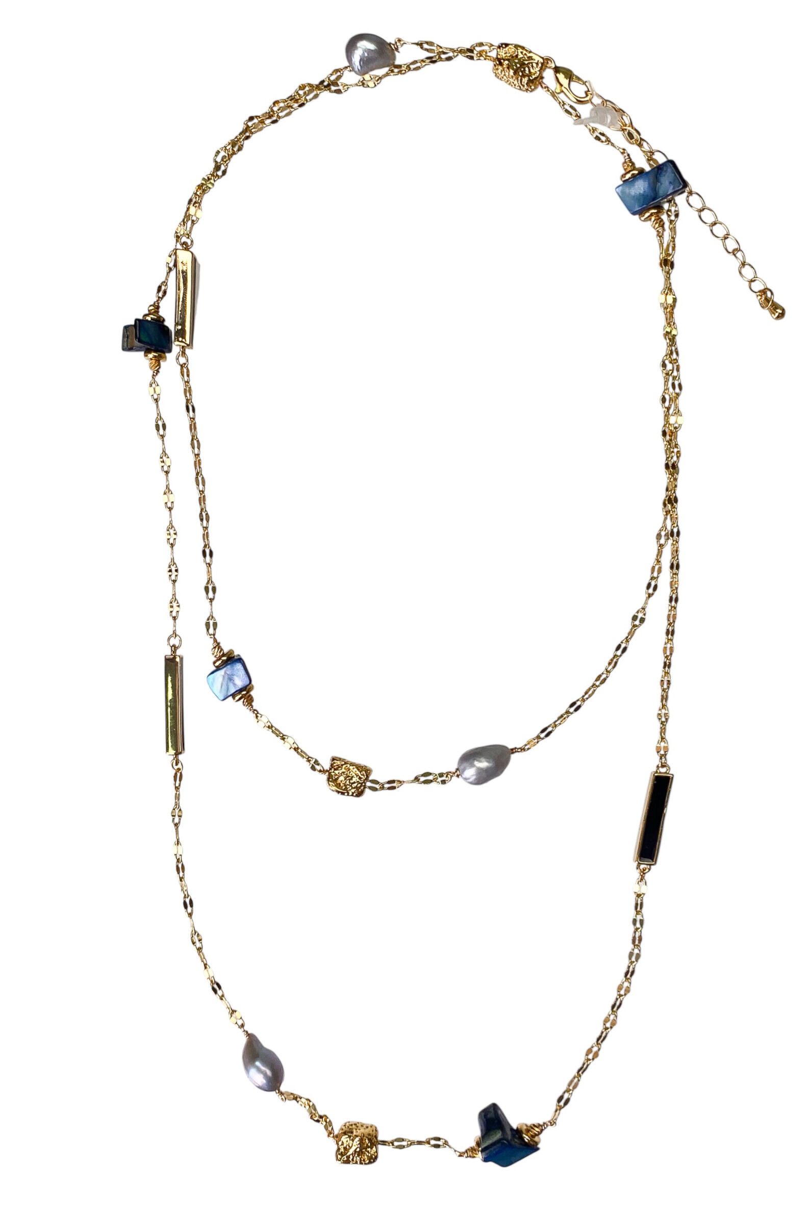 Колье АРТ.K/2025/57,зол-мул