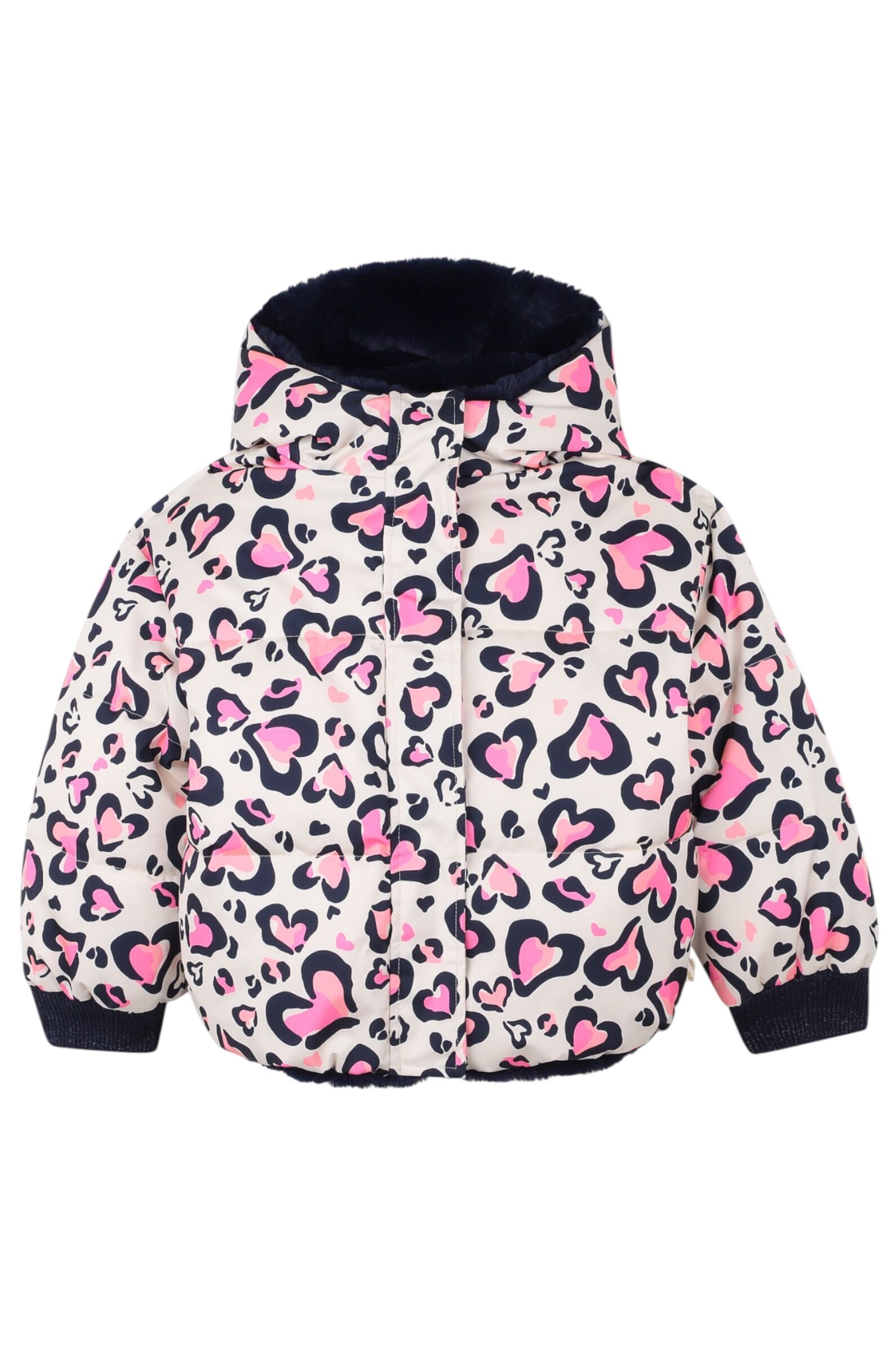 Куртка дев. АРТ.U21355/47V,мол-роз,пэ/пэ