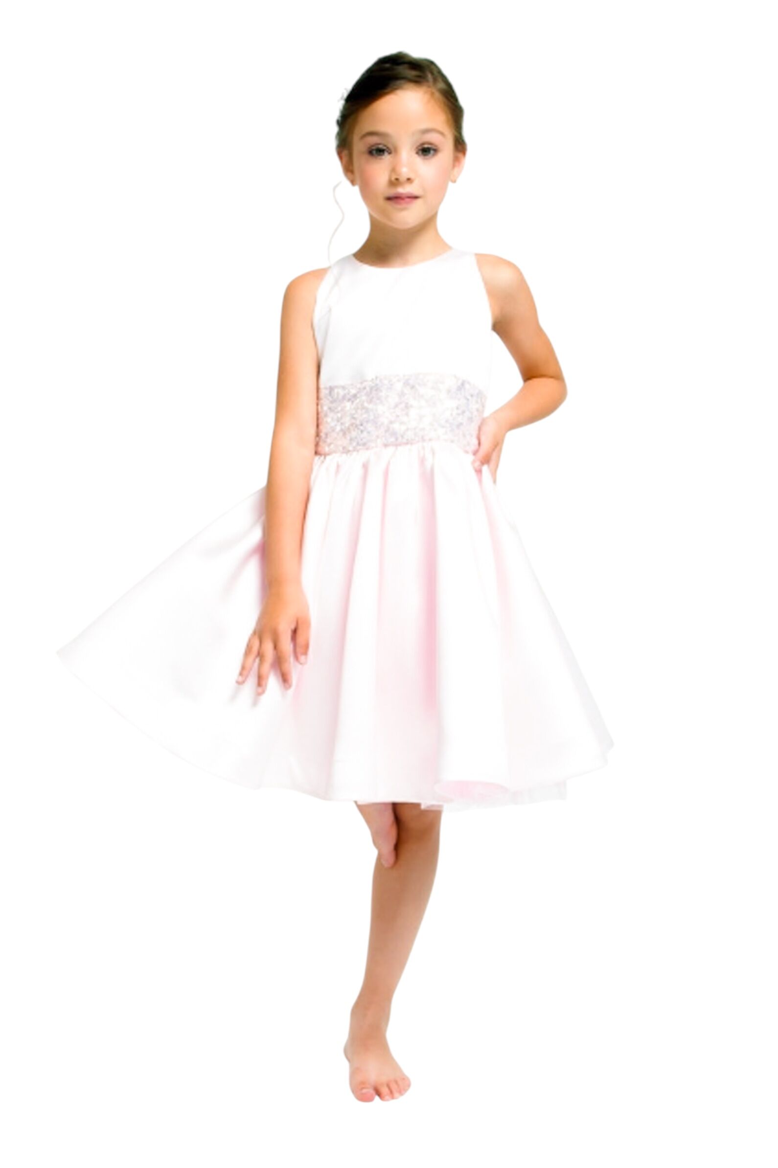 Платье дев. АРТ.1772,роз-сереб,пэ/хл