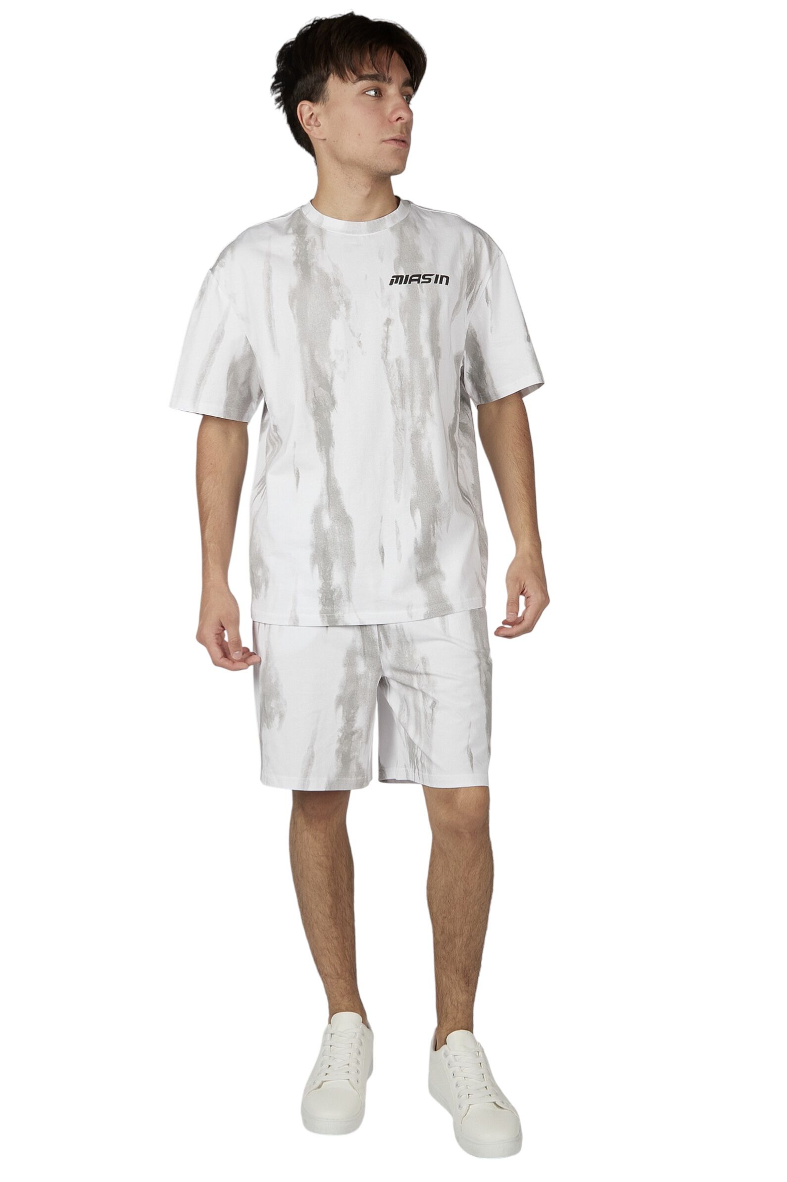 Шорты АРТ.B-TR36028,бел-сер,хл-эл