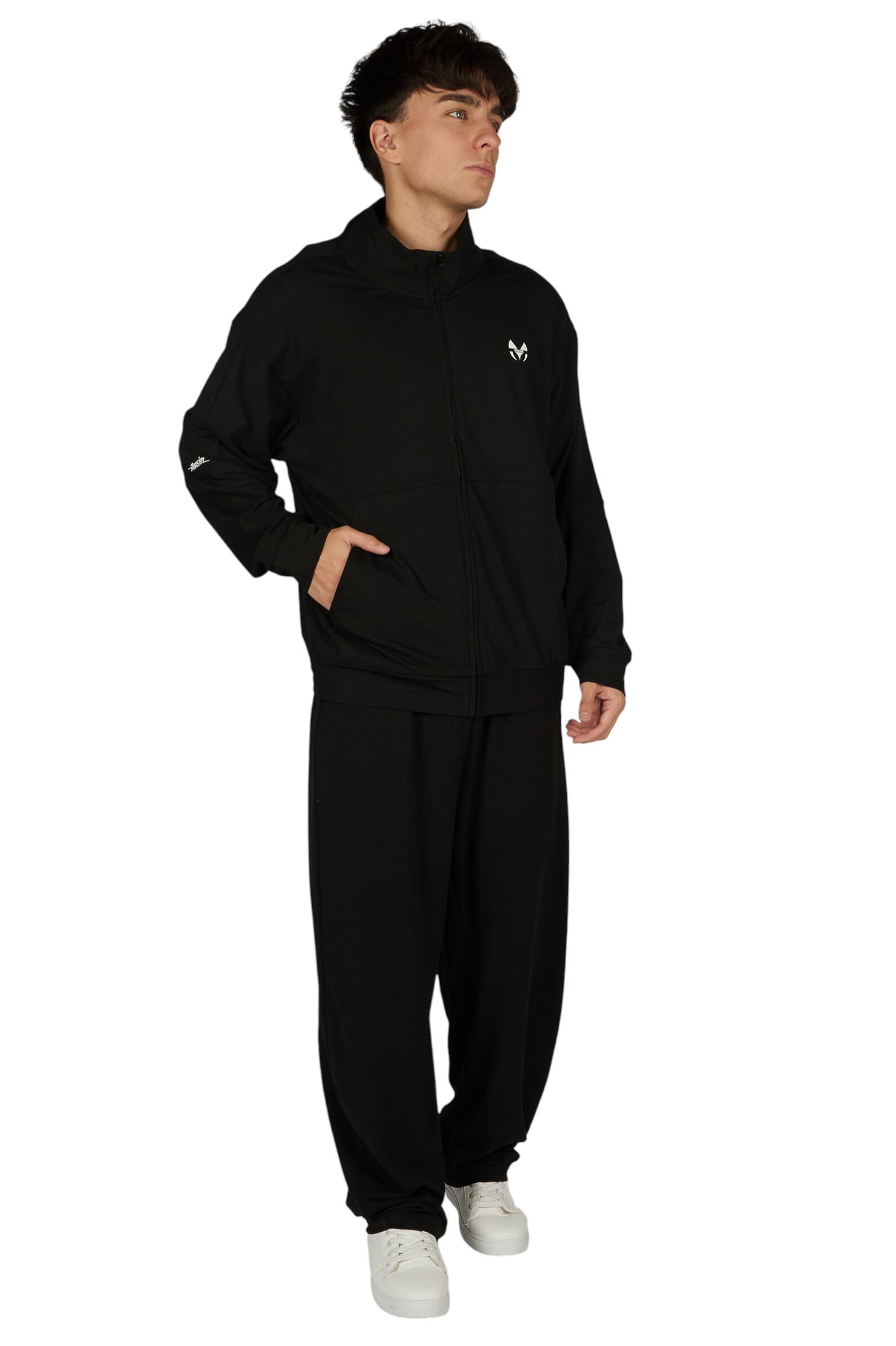 Толстовка АРТ.B-HDZ36086,чер,хл